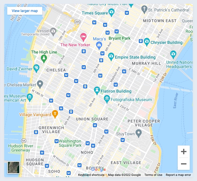 Avo Map card