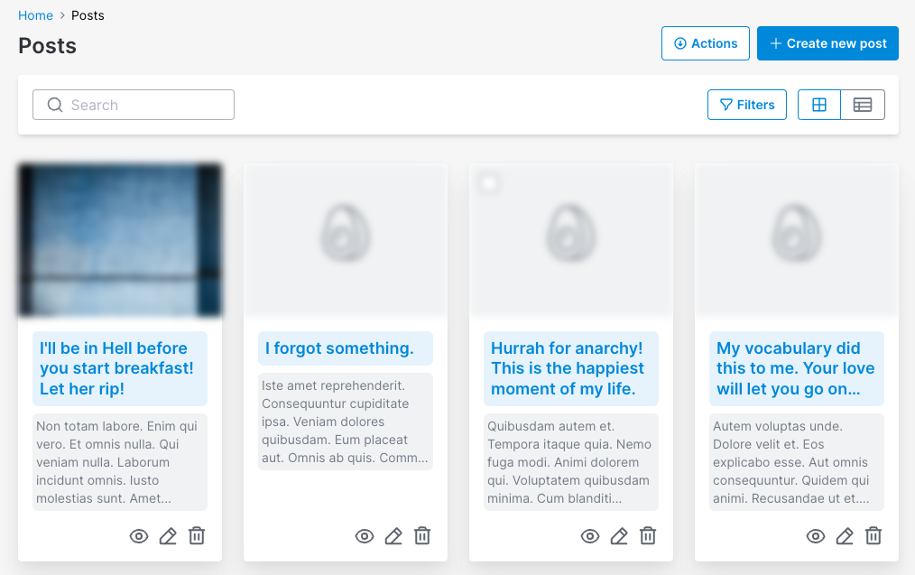 Grid html option