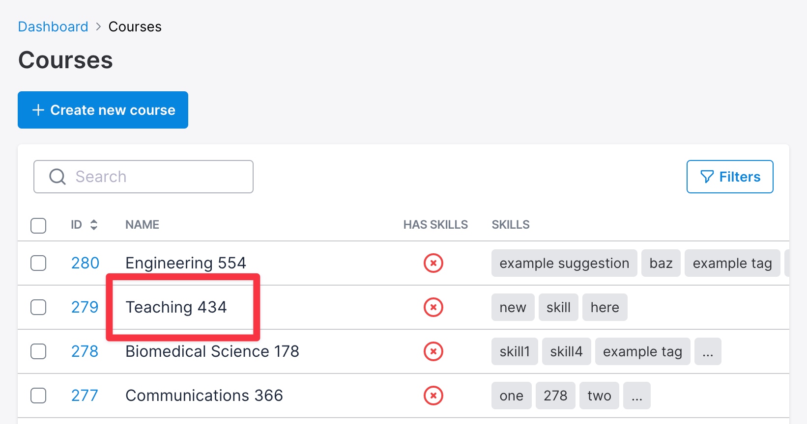 Index field wrapper